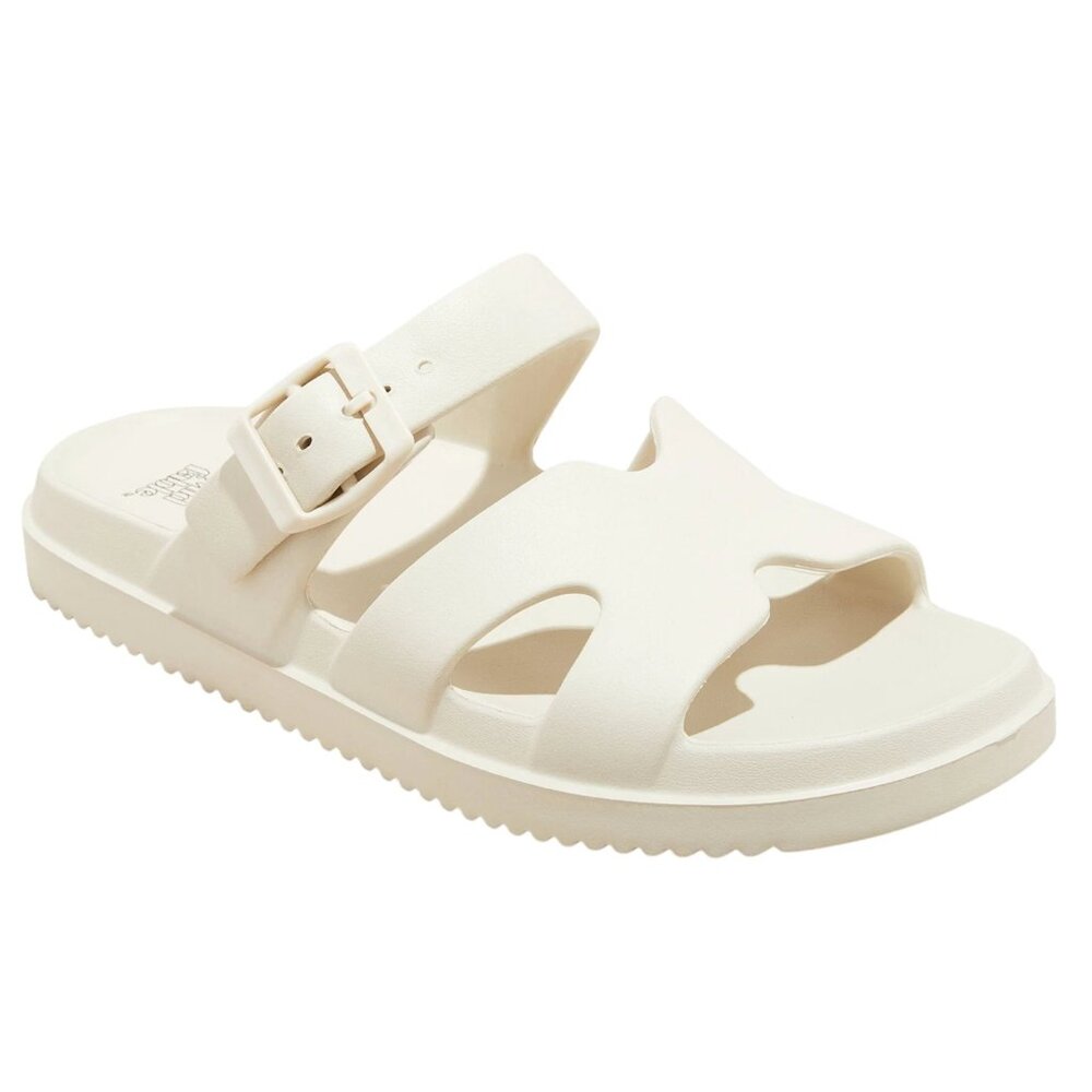 Wild Fable Maysen Footbed Off White Double Strap Sandals Women US 11 NWT